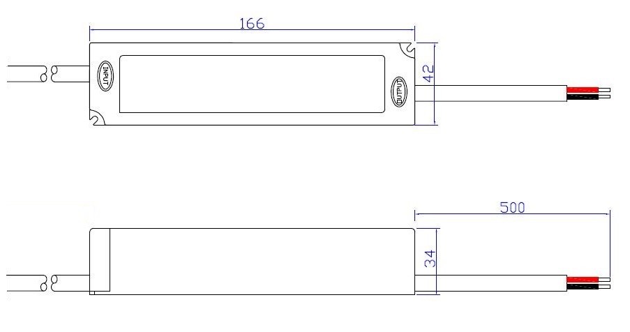 12v Driver For Led Strip Waterproof IP67 Cooler Refrigerator Power Supply