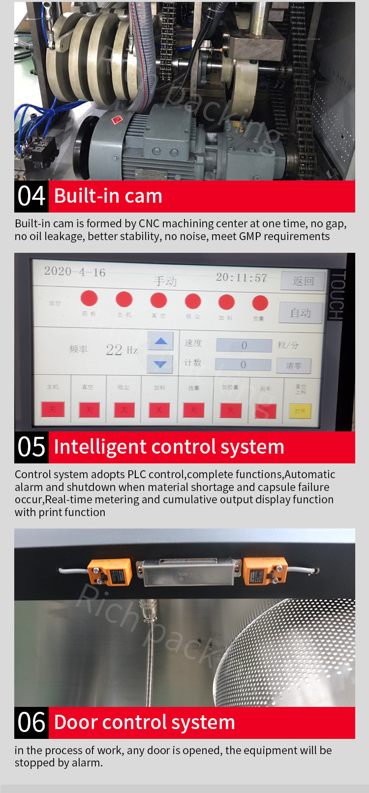 Njp 1500D Automatic Size 0 Gel Capsule Filling Machine / Gelatin Capsule Fill Machine