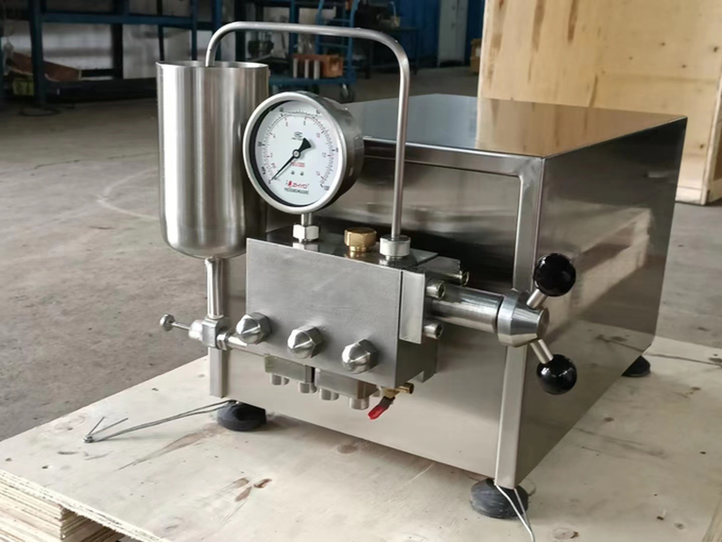 30L/H Customized Capacity Milk Yogurt Laboratory Homogenizer for Small Scale Industrial