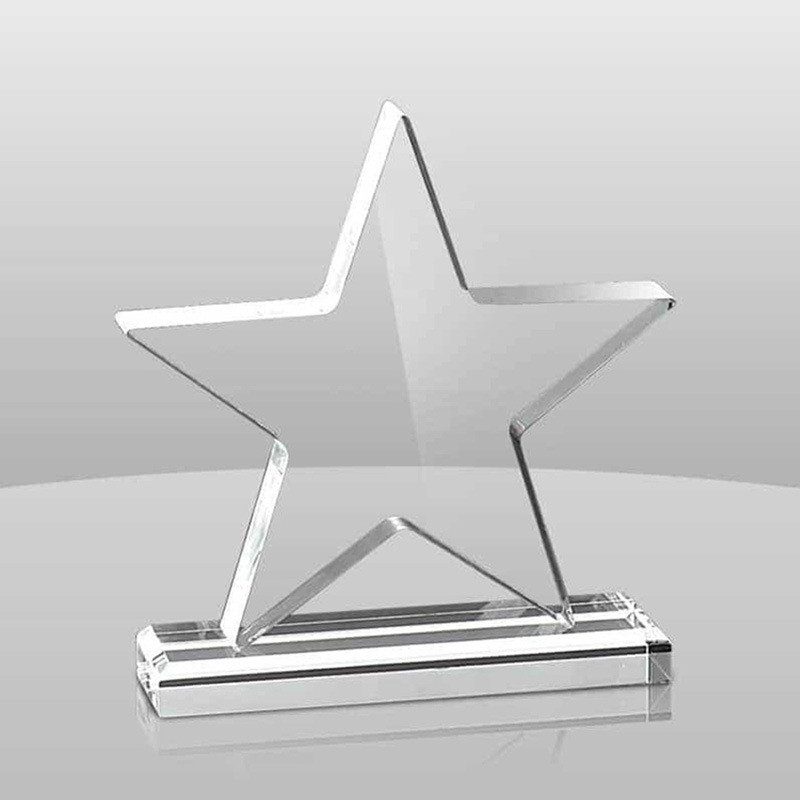 Custom Size Heart Shaped Acrylic Plaque Plexiglass Awards For Business Recognition