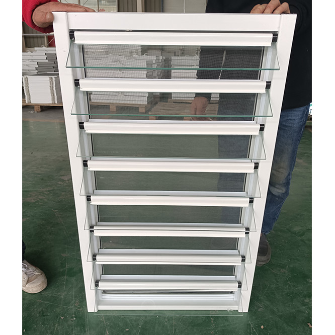 Home Exterior Window Louvers Aluminum Jalousie Windows Glass Shutter