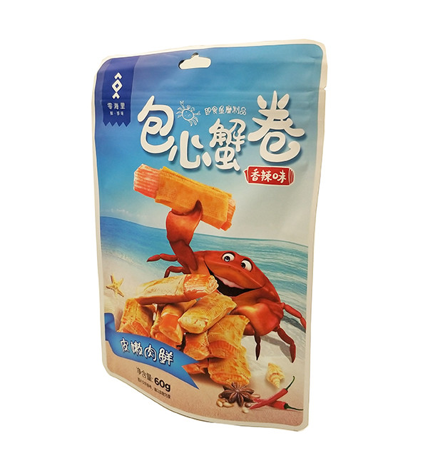 230*145mm Stand Up Zipper Pouch Fresh Noodle Spaghetti Bag Gravure Printing