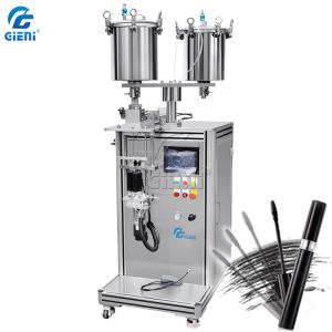 China Two Nozzle Mascara Lip Gloss Filling Machine With 20L Tank wholesale