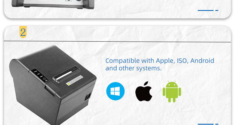 1- 80mm Kiosk Thermal X Printer Paper 80 Mm Barcode Thermal Printer Imprimante Thermique