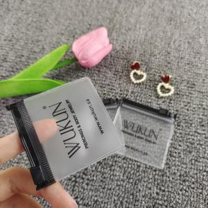 China Custom Zipper Pvc Jewelry Bag Transparent Lightweight With Logo wholesale