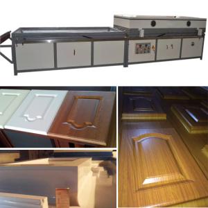 China WPC door PVC foil veneer vacuum membrane press machine wholesale