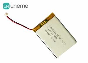 China 4.63Wh Rechargeable Lithium Polymer Battery Pack 434260 3.7V 1250mAh for Cell Phone Case wholesale