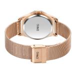 Women's Analog Quartz Rose Gold Watch with Stainless Steel Mesh Strap Ladies