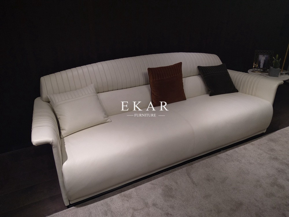 Contemporary Couch Set 8 Seater Modern Leather Sofa