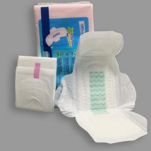 China 290mm 330mm Lightweight Regular Green Anion Chip Sanitary Pad wholesale