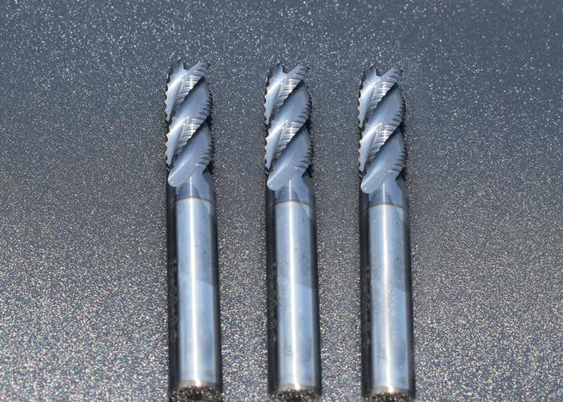 Flat Bottom 12mm Roughing End Mill NaCo Coating