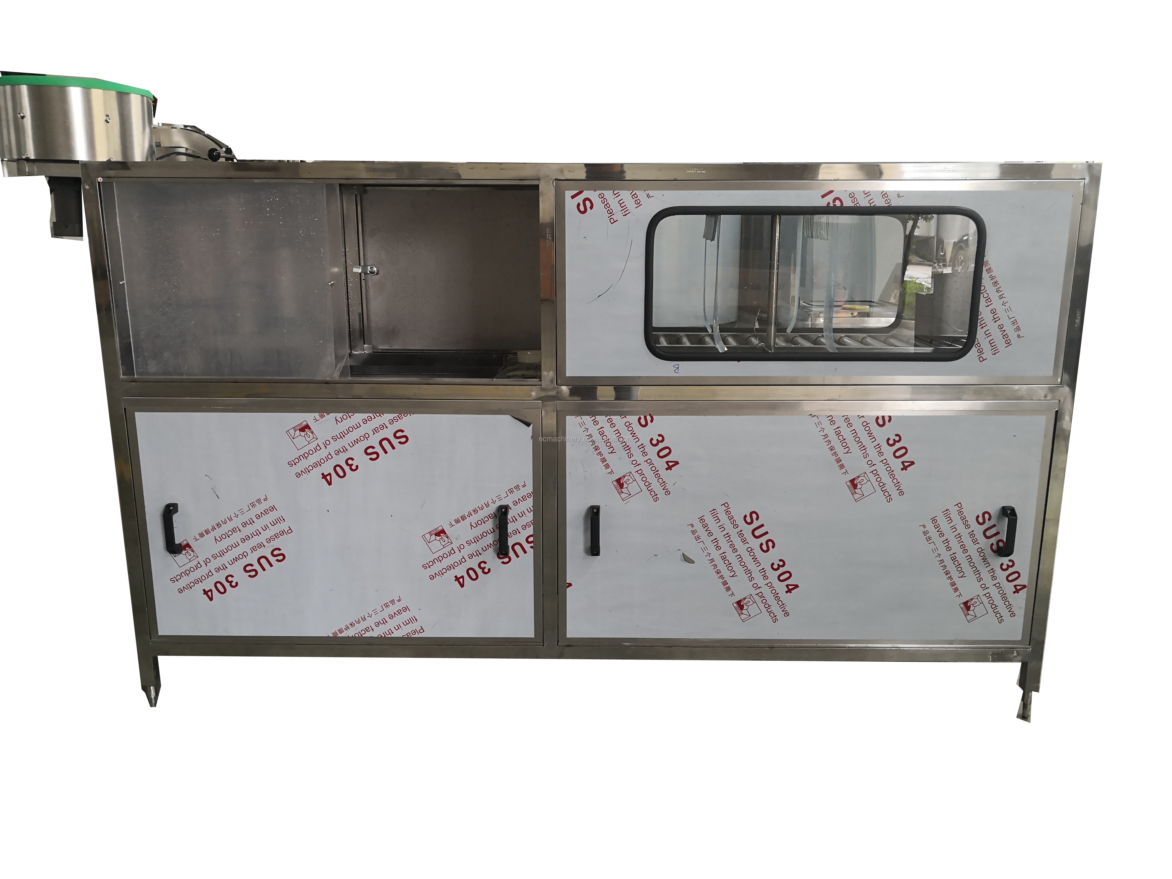 2950X800X1600MM Food Beverage Shops 5 Gallon Drum Rinsing Filling and Capping Machine