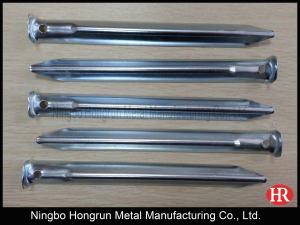 China 23cm U shaped steel tent pegs tent stakes tent nails wholesale