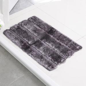 China Anti Slip Shaggy Washable Polyester Tufted Bath Mat Fast Drying wholesale