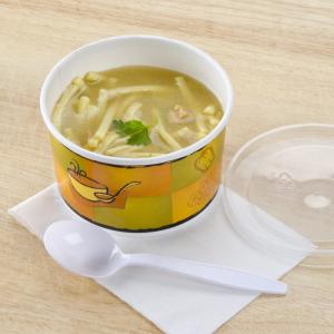 China Disposable Food Grade Biodegradable Eco Paper 22oz Disposable Paper Bowls wholesale