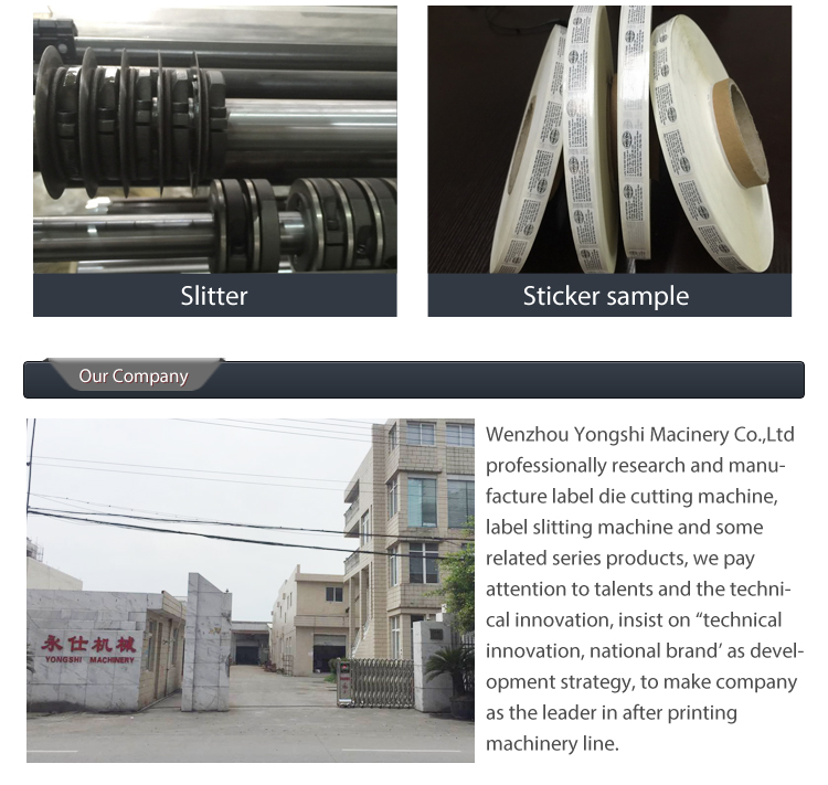 High Speed Automatic Label Slitter Rewinder Machine Paper Cutting Machine