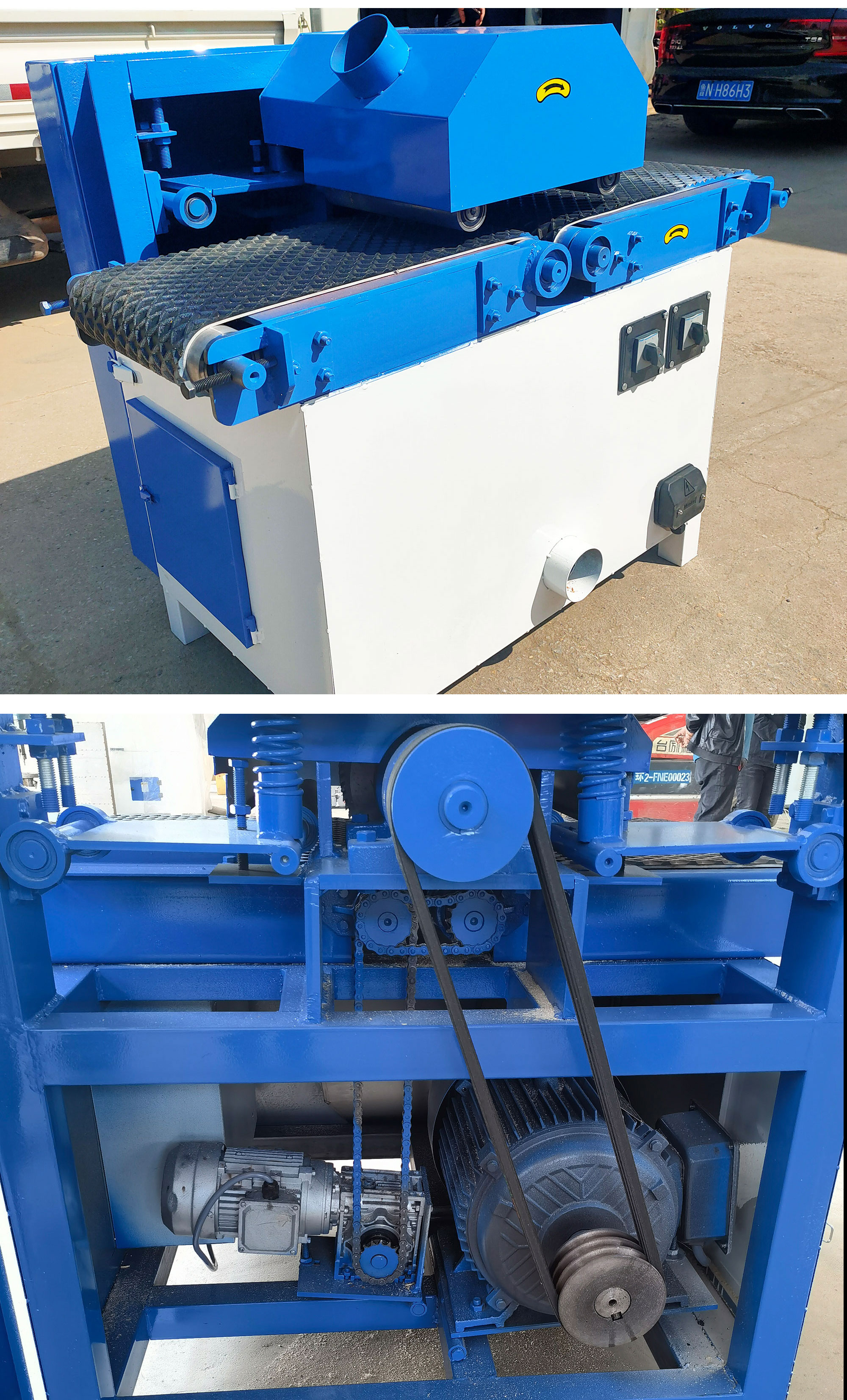 PDPJ300 Automatic Wood Plank CNC Multi Rip Saw Mill for in Building Material Shops