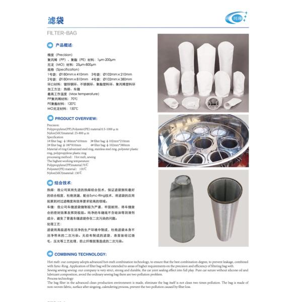 7-1/16" dia x 32" L Stainless Steel Wedge Net Basket Filter Bag for Effective Filtration