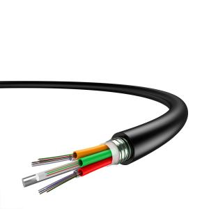 China FTTx Outdoor Armored Fiber Optic Cable Loose Tube Single Jacket wholesale
