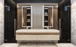 China Modern ODM Modular Bathroom Cabinet SGS Modular Wash Basin Cabinet wholesale