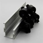 Black Wheel JY2045D 4M Aluminum Roller Track pallet roller track