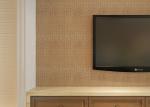 Eco - Friendly 3D Bamboo Weaving Removable Wall Coverings With 0.45*10M