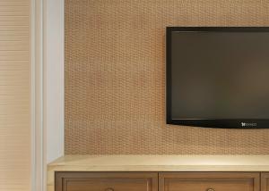 China Eco - Friendly 3D Bamboo Weaving Removable Wall Coverings With 0.45*10M wholesale