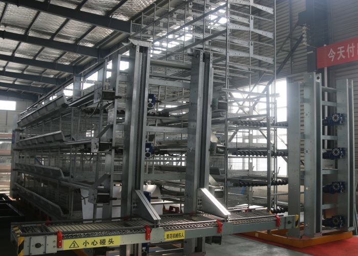 Energy Saving Chicken Battery Cages Durable 4 Tiers Layer Hen Cages