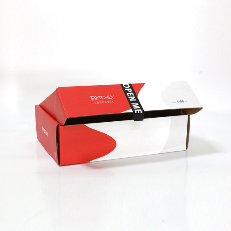 Custom Corrugated Boxes Custom printed logo rectangular box foldable packaging box