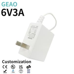 China Laptop 6V 3A Wall Mount Power Adapters Safe And Reliable Power Supply CQC wholesale