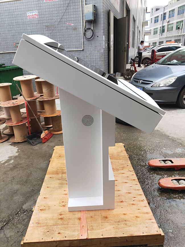 Floor Stand High Brightness Outdoor Lcd Advertising Display 55 Inch Android / Windows Outdoor Waterproof Touch Kiosk 