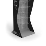 Retail Store PVC Display Stand Glove Display Rack Pegboard Display Stand With