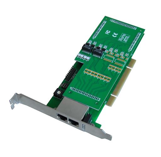 SinoV-TE230P 2 E1/T1 asterisk card 2U calss