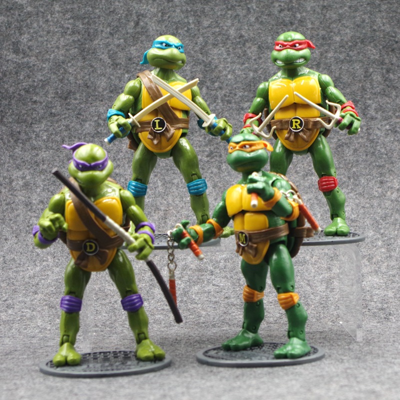 Items 4.5" Action Figures Teenage Mutant Ninja Turtles Mutant Mayhem By Playmates Toys