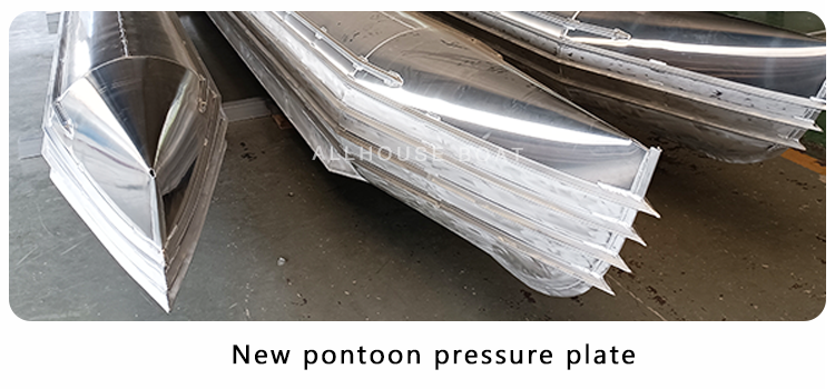 Custom Pontoon Logs Aluminum Pontoon Tubes , Aluminum Tubing For Pontoon Boats