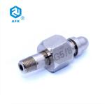 Hexagon DIN477 BS341 CGA Gas Cylinder Adapter 316 Male Thread