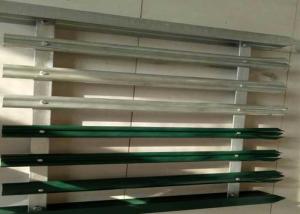 China 1200mm High Galvanised Palisade Fencing Triple Pointed Head wholesale