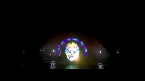 China Commercial Outdoor Water Fountain Screen / Water Light Projector Creative Style wholesale