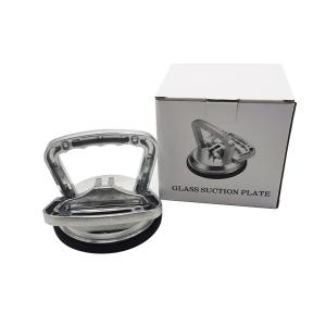 China Hot selling strong suction Ceramic metal surface heavy object Single rubber bottom Silver Metal Glass Suction Cup wholesale