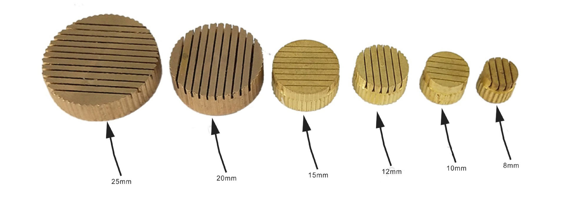 8mm 10mm 15mm 20mmmm 12mm 15mm 20mm Brass Hole Core Vent Honeycomb Vent Plug For EPS Foam Mold
