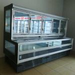 CE Combined R404A Upright Refrigerated Display Case