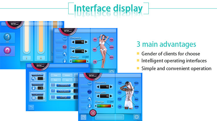 Manufacturer supply permanent painless 808 laser hair removal 808nm diode laser hair removal machine