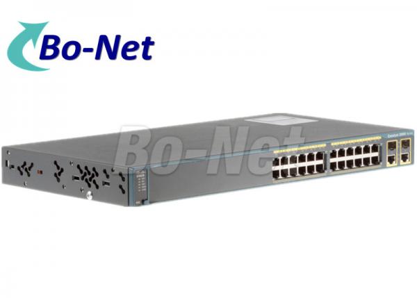Quality 2960 24 10/100 PoE + 2 T/SFP Cisco Gigabit Switch Catalyst WS-C2960-24PC-L for sale
