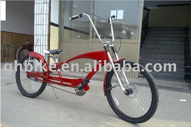 CE and ISO 9001 Accredited Steel Fork Beach Cruiser Bike with Gloss Weight of 19kg