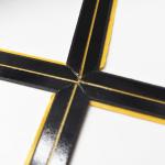 Adhesive Die Cutting Creasing Matrix Black Paper Base OEM