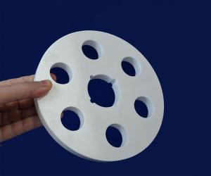 China Alumina Ceramic Disc Customizable Polishing Flanges For Electrical Insulation wholesale