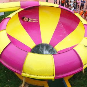 China Aqua Park Water Amusement Equipment Fiberglass Bowl Slide wholesale