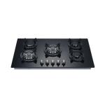 Tempered Glass Fashion 4 Burner Gas Hob Electronic Ignition