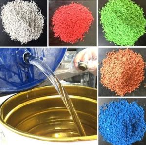 China Smooth Cover PU Binders For Rubber Granules Multipurpose Durable wholesale