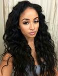 Remy hair Deep Wave Free Tangle Full Lace Wigs Human Hair 10- 30 Inch